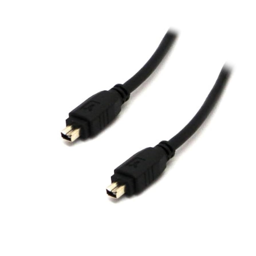 IEEE1394ケーブル　9本セット IEEE1394ケーブル 9ピン-4ピン FireWireケーブル ホワイト